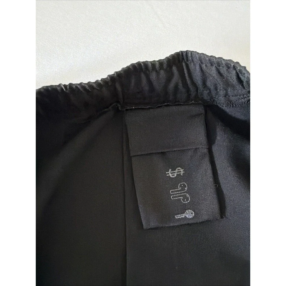 FIGS Tansen Jogger Scrub Pants Mens XLT XL Tall Black Slim Fit Elastic Waist EUC
